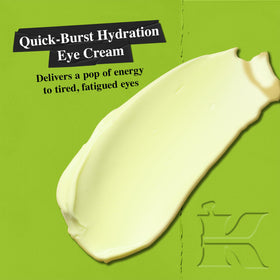 Kiehl's cream texture on a spoon illustrating rich moisturizing texture and easy spread