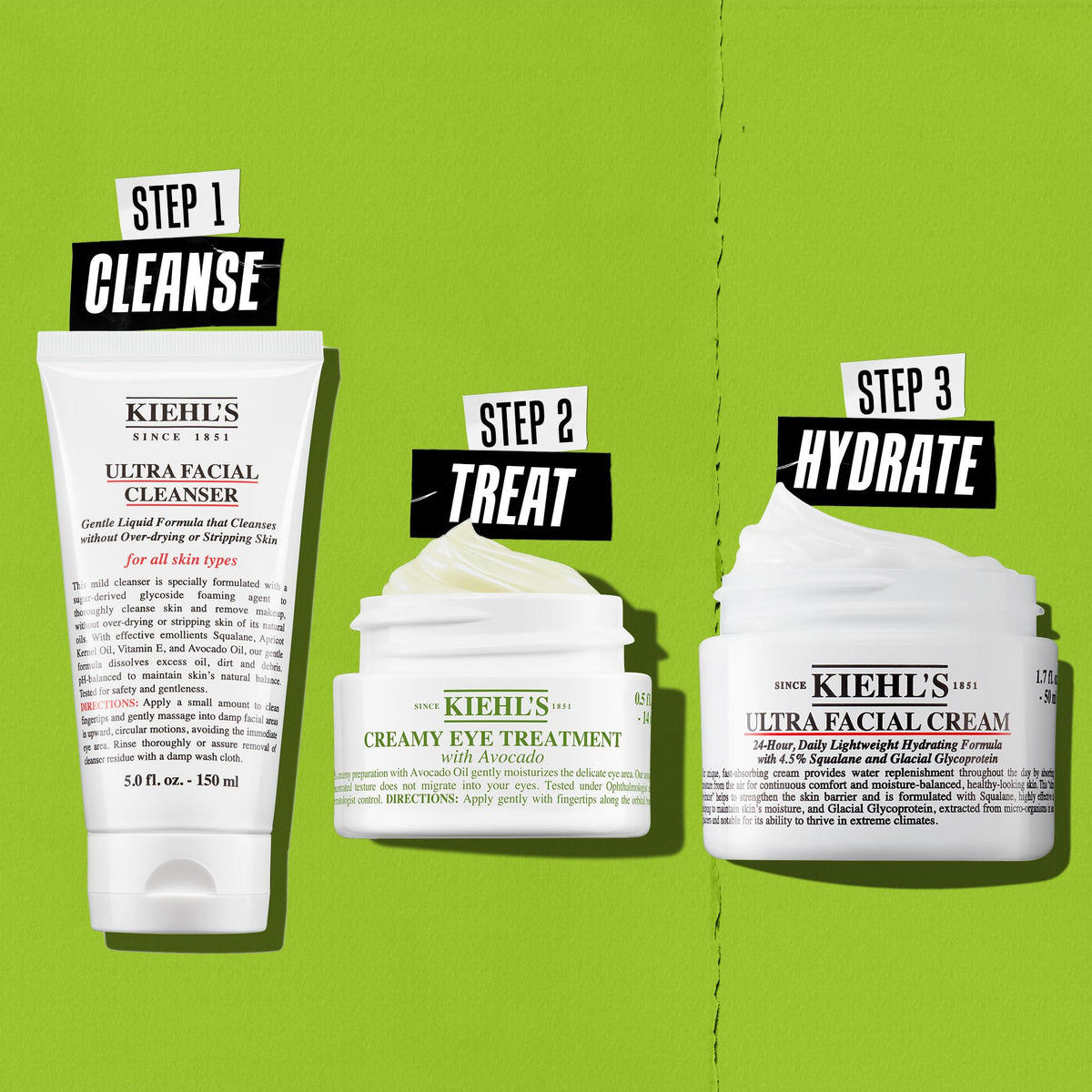 Kiehl's jar on bathroom counter with towel, integrates into skincare routine
