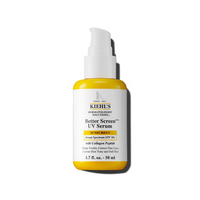 Kiehl's front packaging showing SPF 50+ protection and skincare benefits