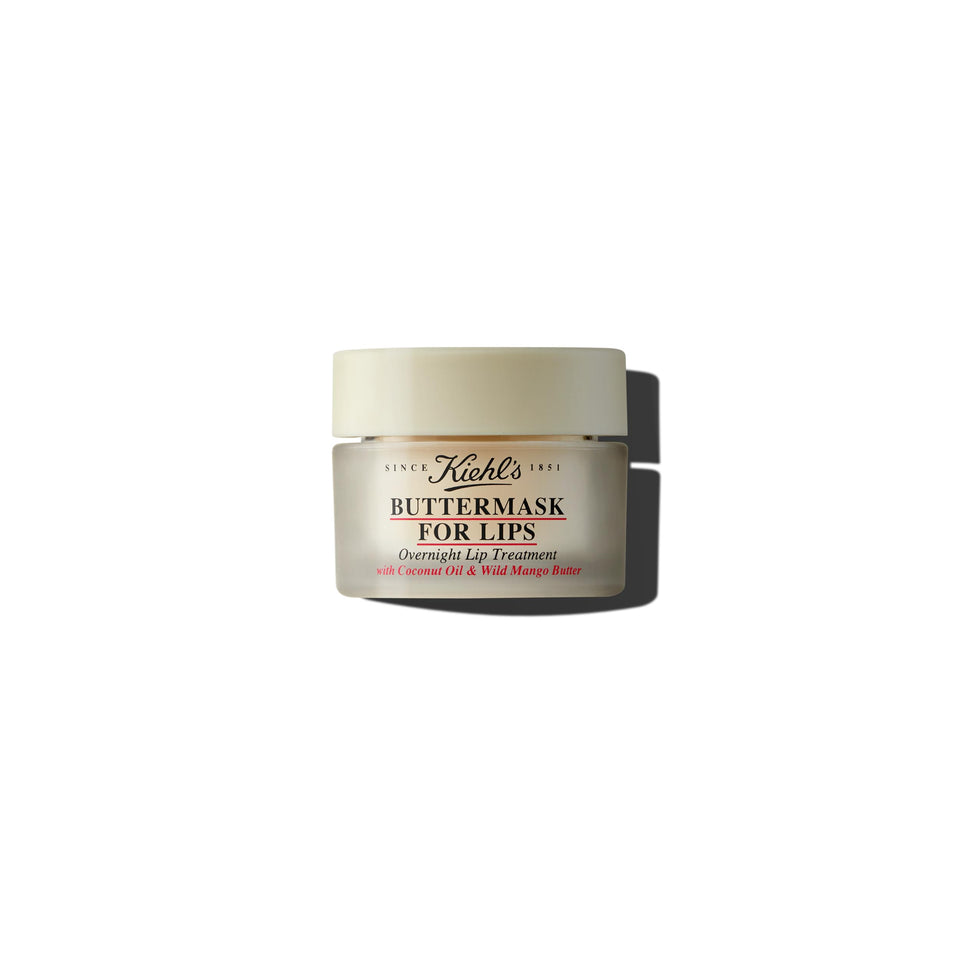 Kiehl's jar front view showing label and compact travel-friendly design for easy hydration