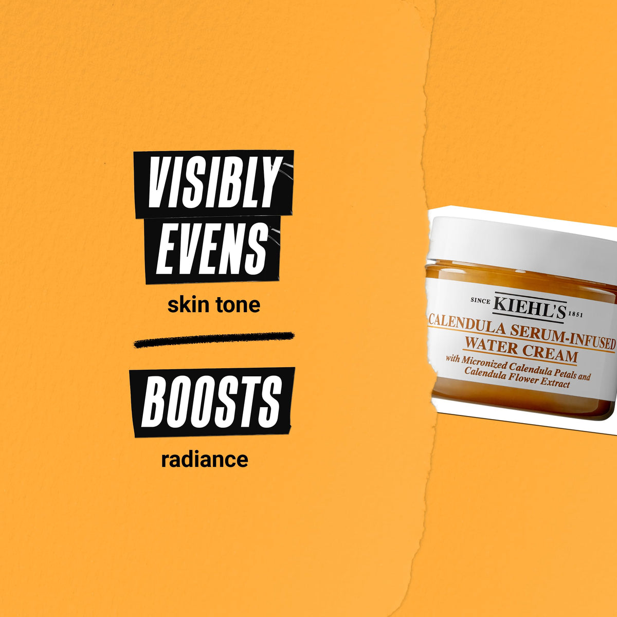 Kiehl's jar on bathroom vanity staged for daily hydration routine