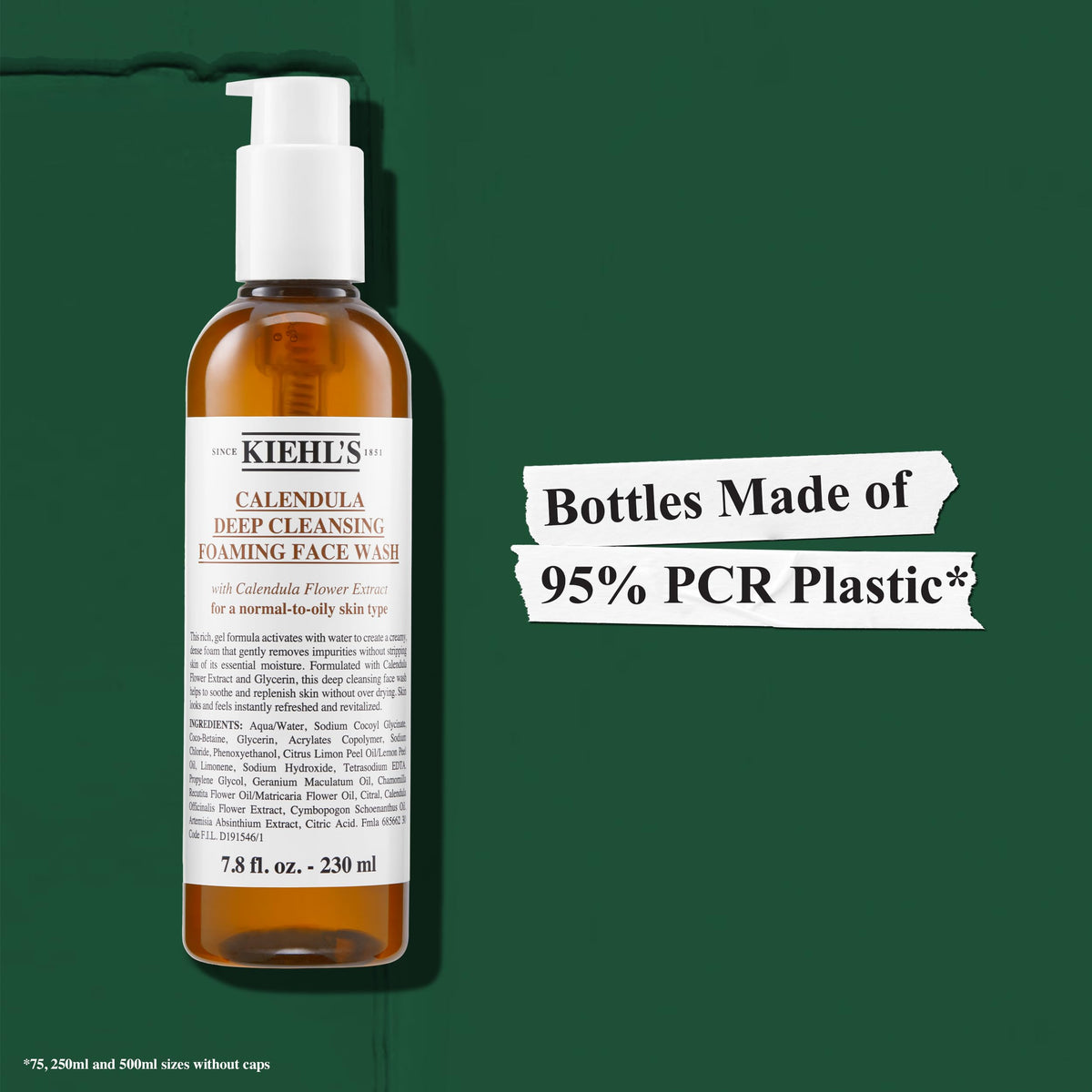 Kiehl's used in lifestyle scene with refreshed skin after cleansing showing calming benefit