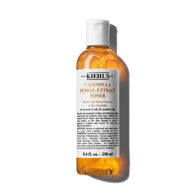 Kiehl's front packaging shows bottle and label for clear product identification and trust