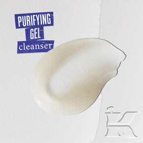 Kiehl's cleanser texture close-up highlighting pearlstone exfoliant benefits