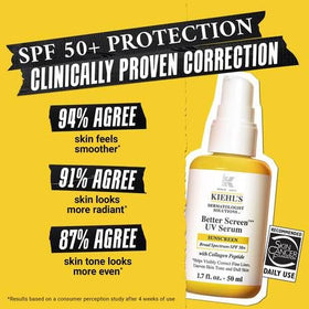 Kiehl's collagen peptide serum texture close-up highlighting lightweight hydration