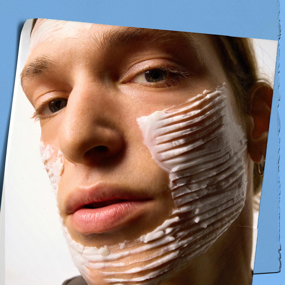 Kiehl's cream absorbed on skin showing reduced dryness appearance