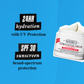 Kiehl's cream swirl on hand demonstrating smooth spreadability and hydration benefit