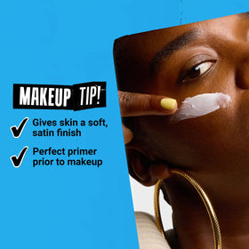 Kiehl's cream applied under foundation for smooth makeup finish