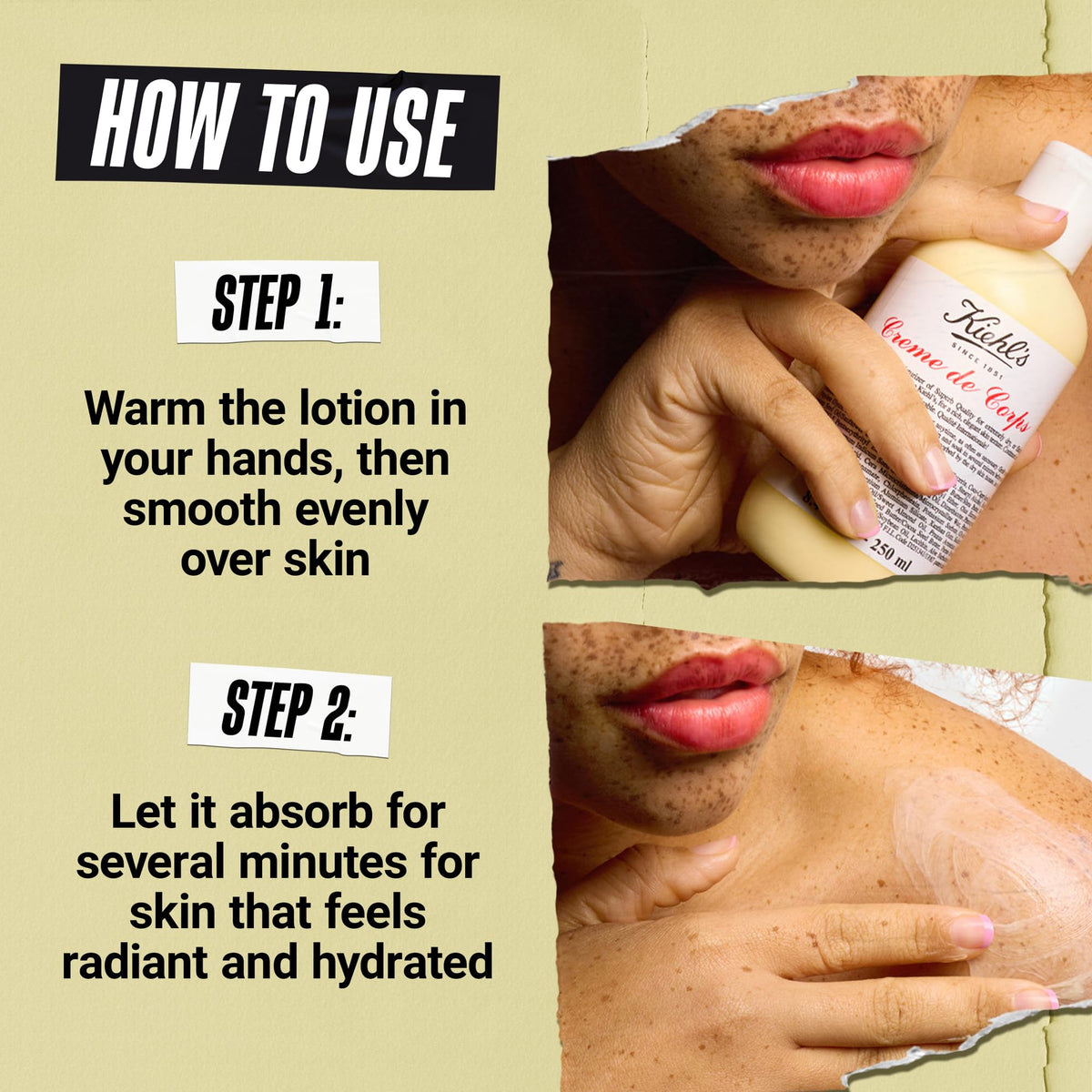 Kiehl's product placed on bathroom shelf for everyday routine convenience