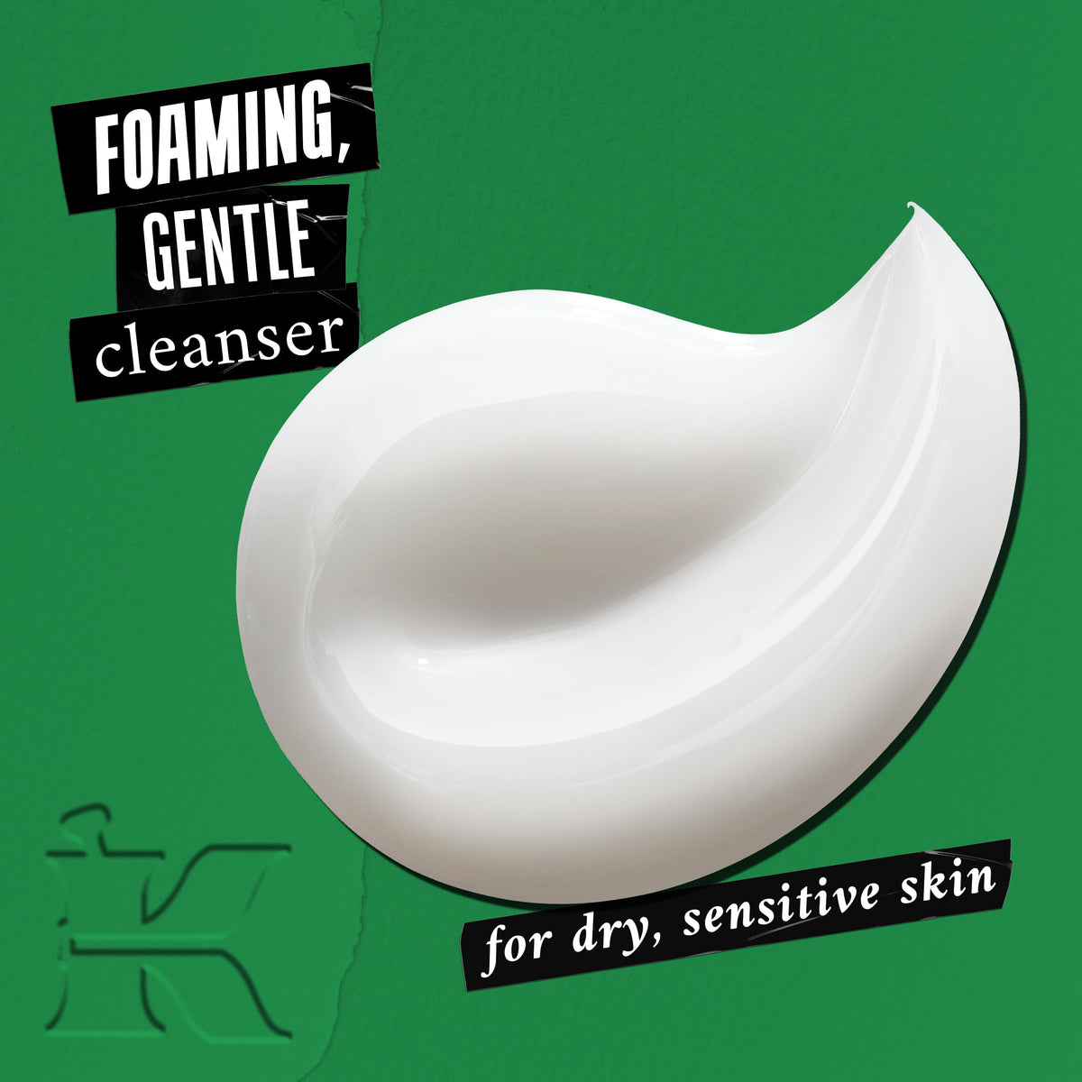 Kiehl's gel texture close-up highlighting smooth, non-drying hydration