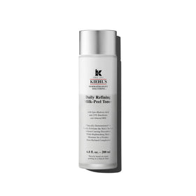 Kiehl's front packaging showing product and branding, highlights daily exfoliation benefit