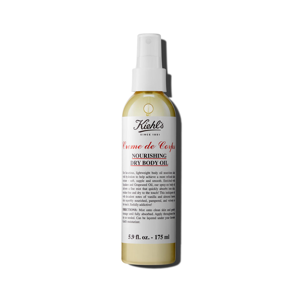 Kiehl's front packaging showing bottle and label for easy identification