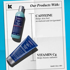 Kiehl's moisturizer cream texture close-up showing lightweight absorption and non-greasy finish