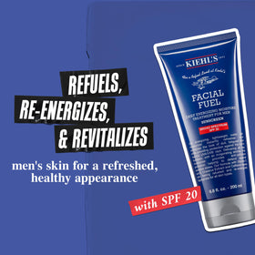 Kiehl's dispenser detail demonstrating easy single-hand application benefit