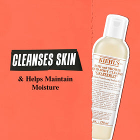 Kiehl's close-up of Aloe Vera and Wheat Protein ingredients highlighting soothing hydration