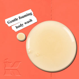 Kiehl's pump and label detail highlighting ingredients and usage