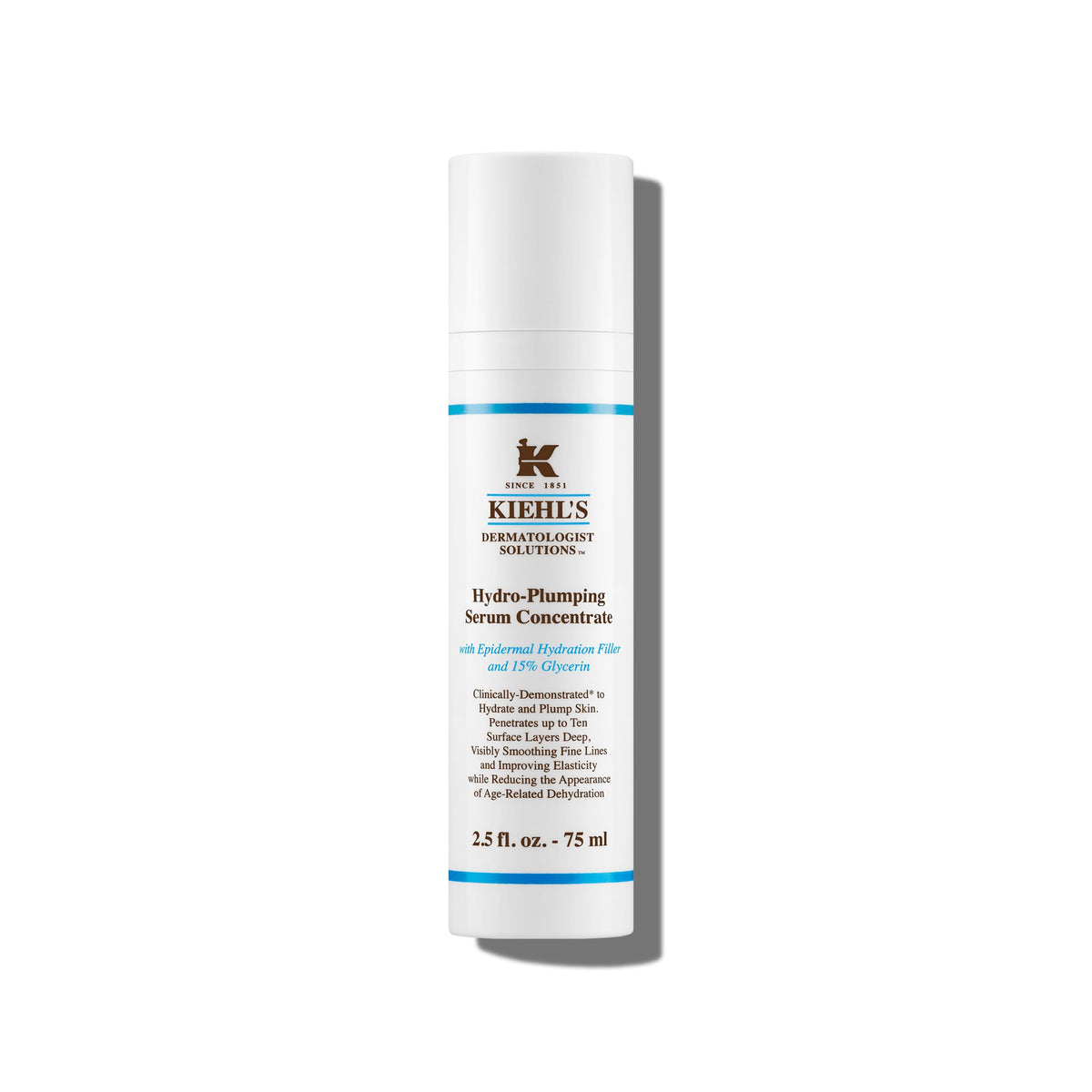 Kiehl's front packaging bottle showing product and brand benefit