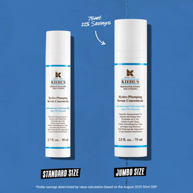 Kiehl's product label showing key ingredients and hydration focus