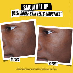 Kiehl's invisible finish on model skin showing non-greasy, color-blend benefit