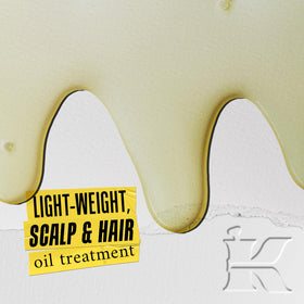 Kiehl's oil drop on fingertip highlighting texture and lightweight absorption benefit