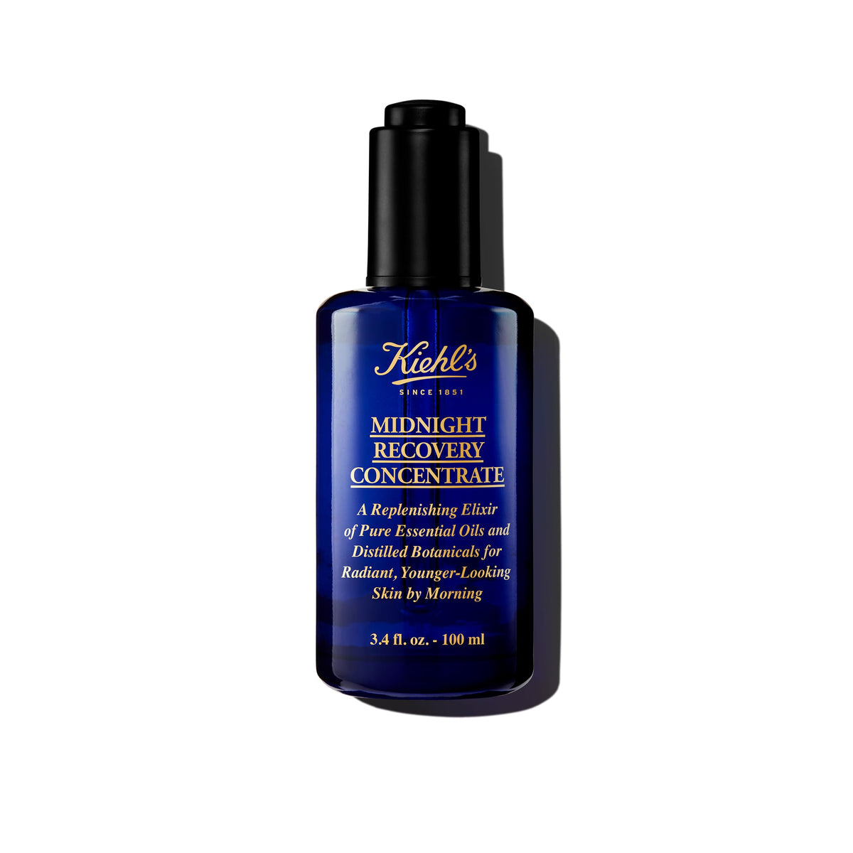 Kiehl's front bottle showing product and radiance benefit