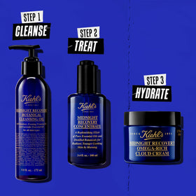 Kiehl's label close-up showing ingredients and transparency benefit