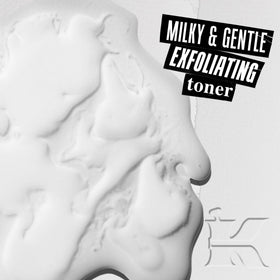 Kiehl's cream-like toner texture close-up illustrating gentle moisturizing feel