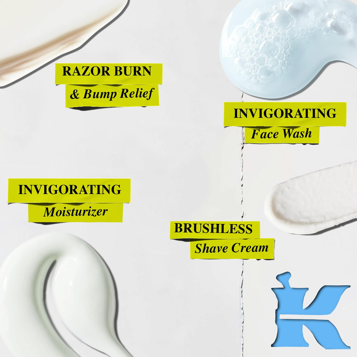 Kiehl's moisturizer on skin lifestyle image highlighting energizing hydration and brightening