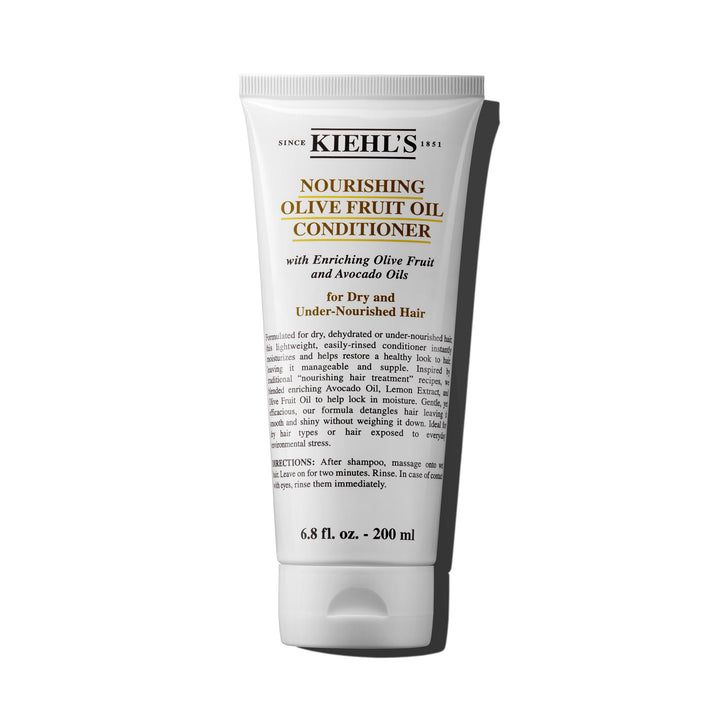 Kiehl's bottle front view showing label and cap, highlights brand clarity and ease of use