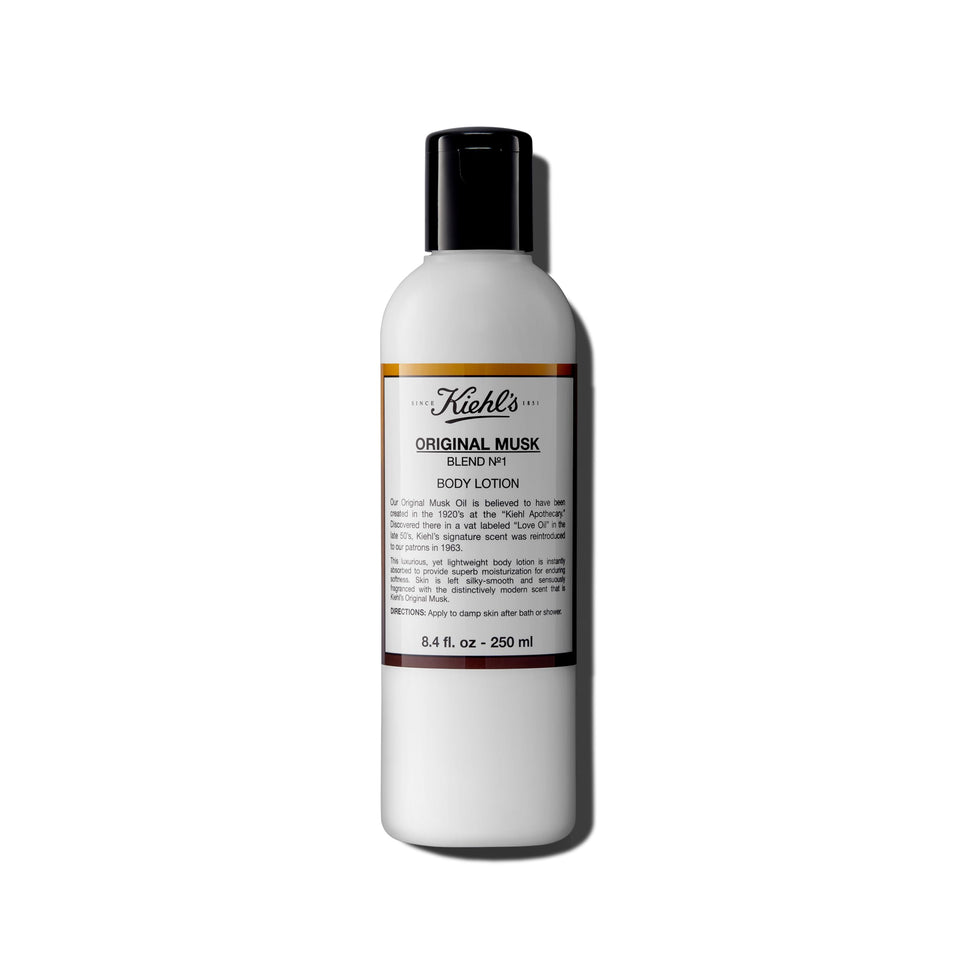 Kiehl's front bottle view showing label and sleek 8.4 fl oz packaging benefit quick identification