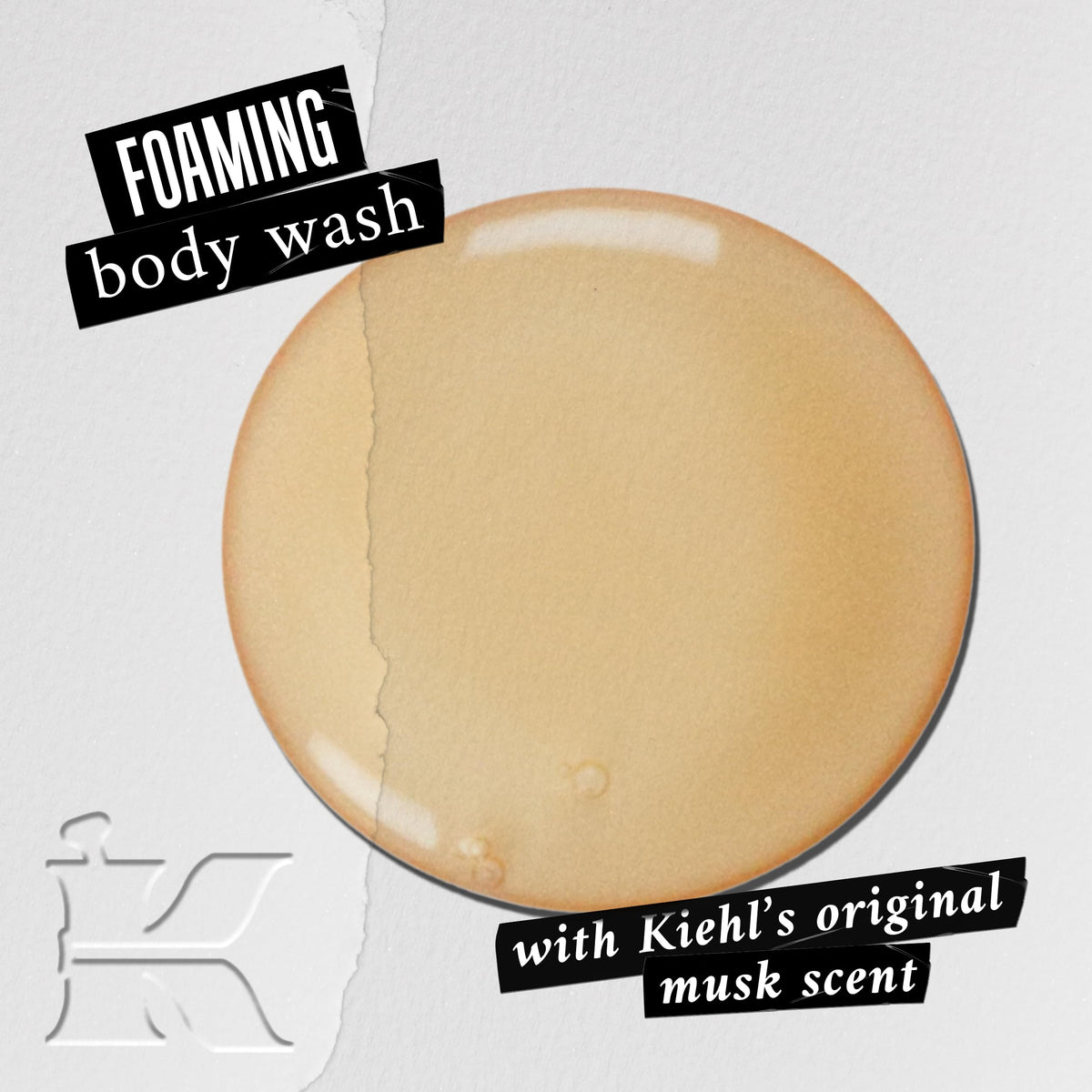 Kiehl's pump close-up highlighting easy dispense and control