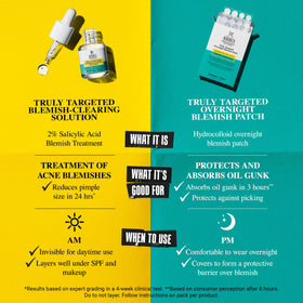 Kiehl's patch applied to cheek protecting blemish and reducing picking