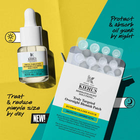 Kiehl's two patch sizes side-by-side for choosing correct fit