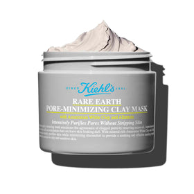 Kiehl's jar front view showing label and refined pore benefit