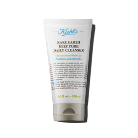 Kiehl's front packaging of cleanser showing brand and product benefit