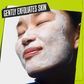 Kiehl's cleanser beside ruler showing 5 fl oz size and travel-friendly benefit
