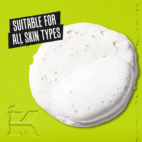 Kiehl's close-up of cleanser texture highlighting gentle exfoliation benefit