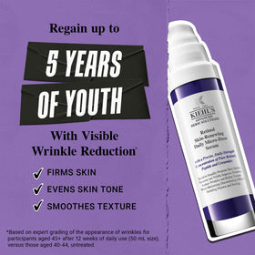 Kiehl's applying serum to hand demonstrating easy, controlled application benefit
