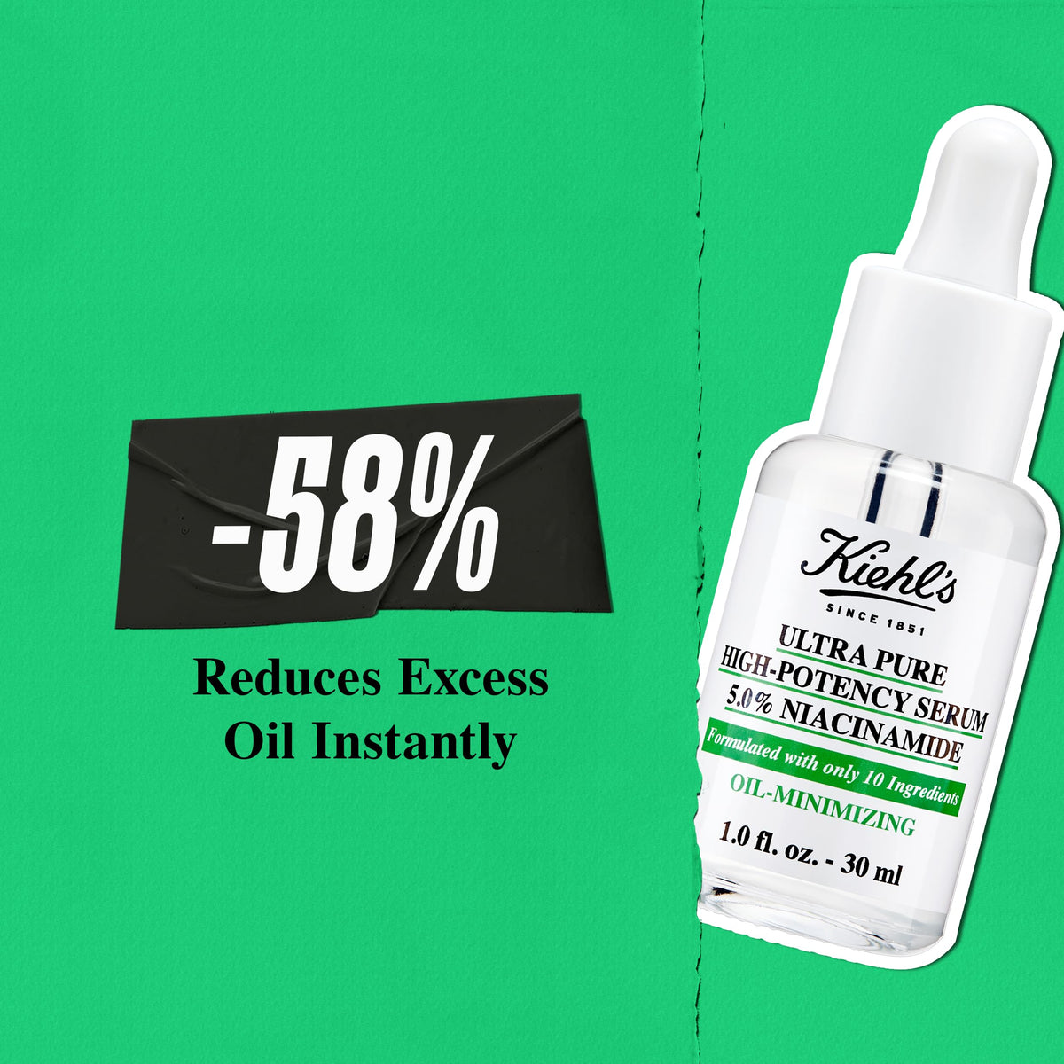 Kiehl's label detail with ingredient clarity for informed shoppers