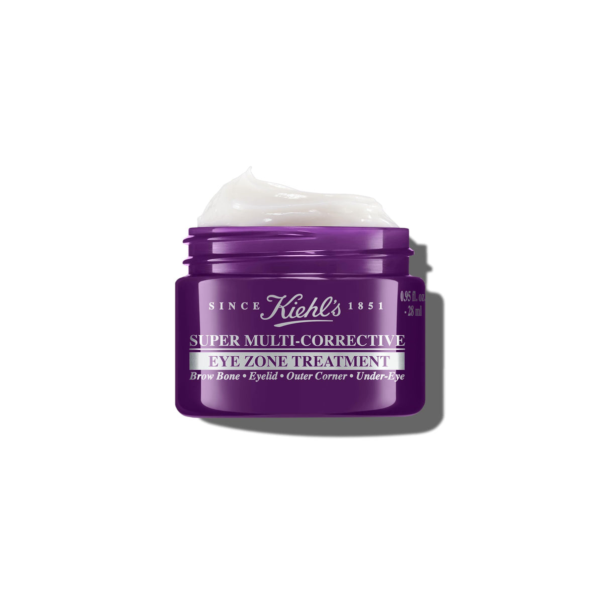 Kiehl's product front packaging showing compact jar and clear labeling benefits