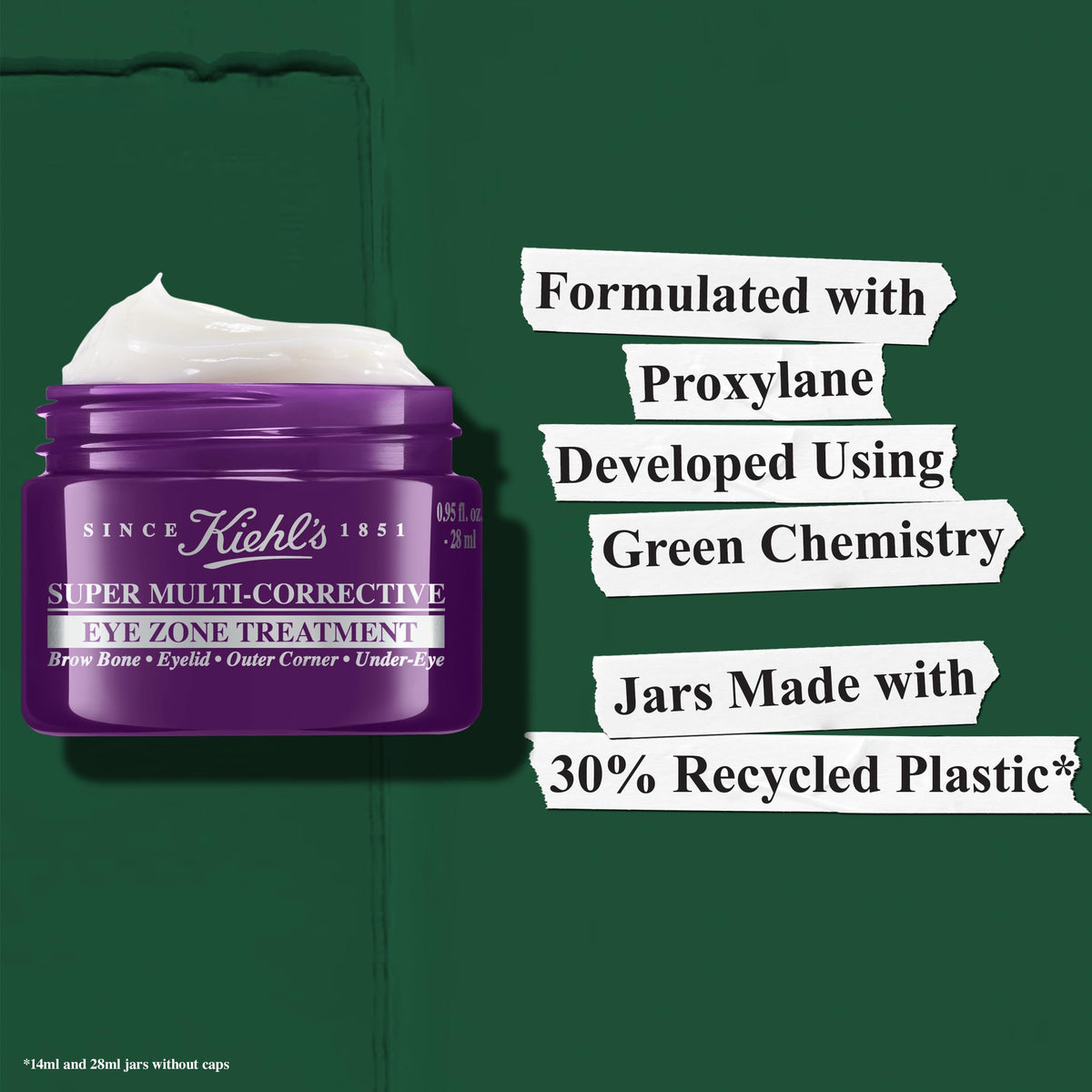 Kiehl's eye cream layered under concealer showing makeup-friendly non-greasy benefit