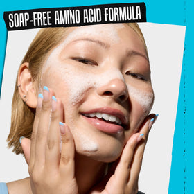 Kiehl's product label highlighting no soap and no fragrance formulation