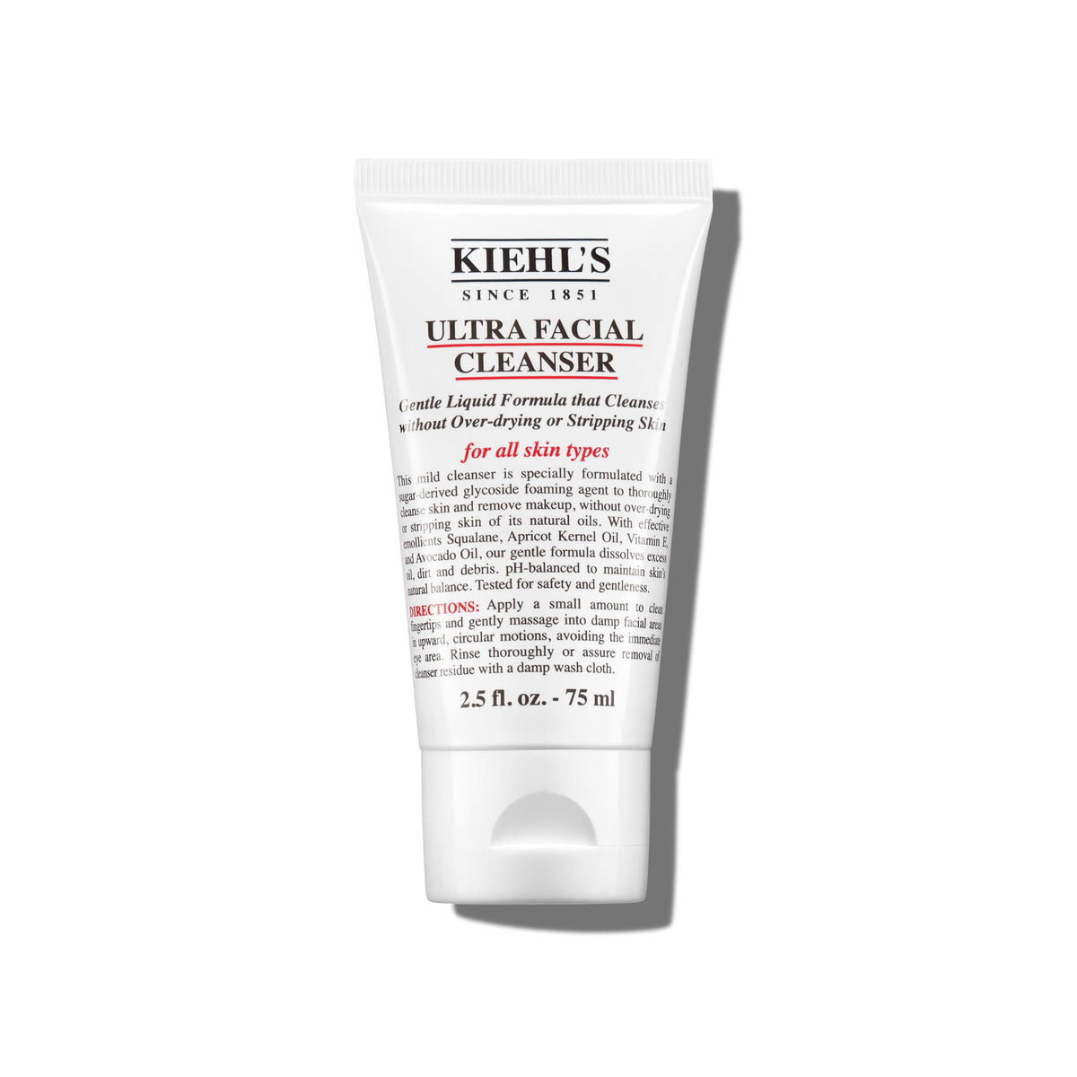 Kiehl's bottle front packaging showing clean design and product name benefits