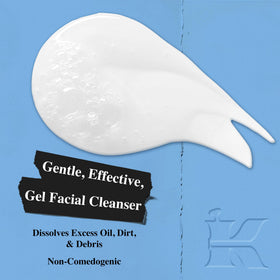 Kiehl's pump and label close-up highlighting ingredients and clear instructions