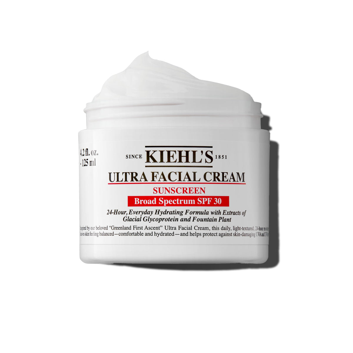 Kiehl's front packaging showing SPF 30 and daily moisturizer benefits