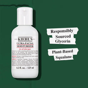 Kiehl's Ultra Facial layered under makeup in morning routine showing non-greasy finish benefit