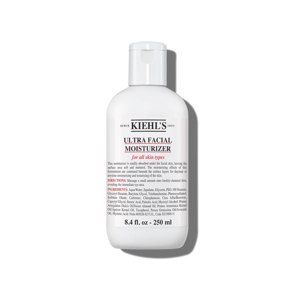 Kiehl's front jar view highlighting clean design and easy dispensing benefit