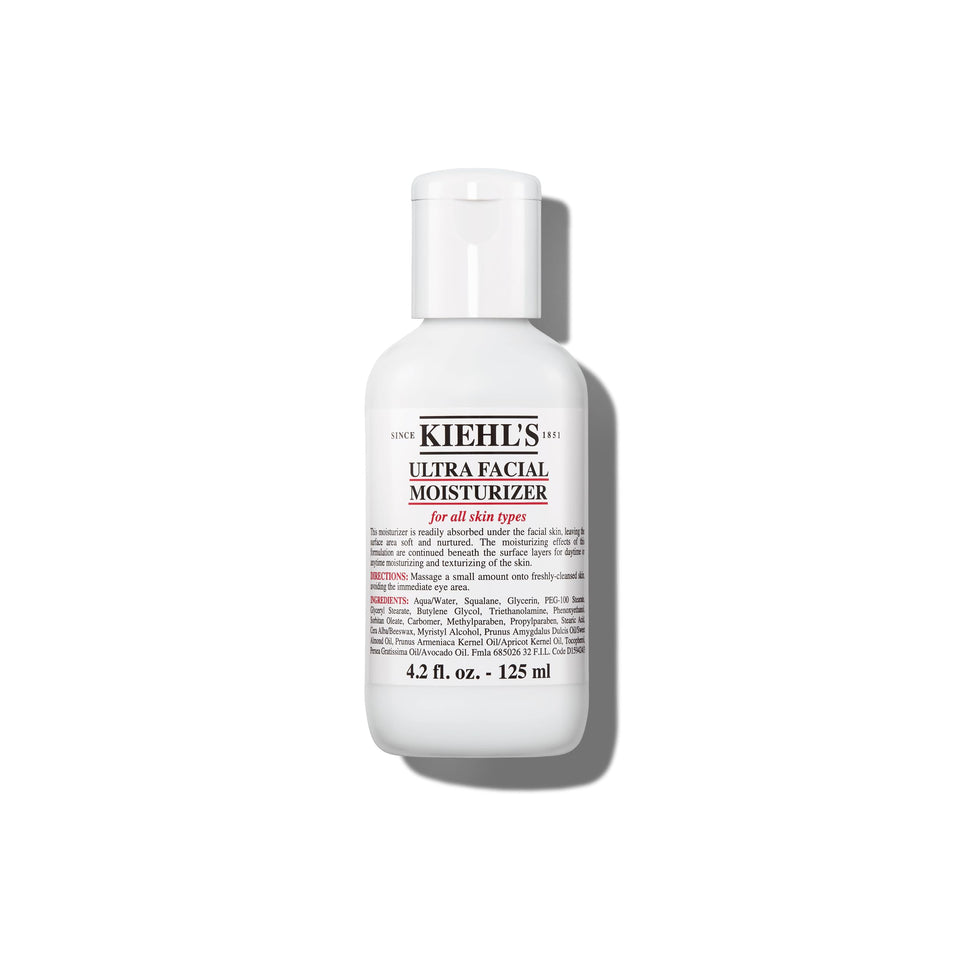 Kiehl's Ultra Facial front packaging showing jar and label for easy recognition and trust