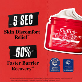 Kiehl's vitamin B5 (dexpanthenol) ingredient close-up supporting barrier repair
