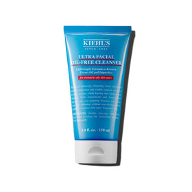 Kiehl's Ultra Facial Oil-Free Cleanser front packaging showing bottle and volume for easy recognition and purchase